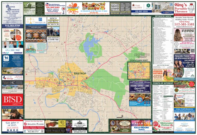 Bastrop Chamber Map